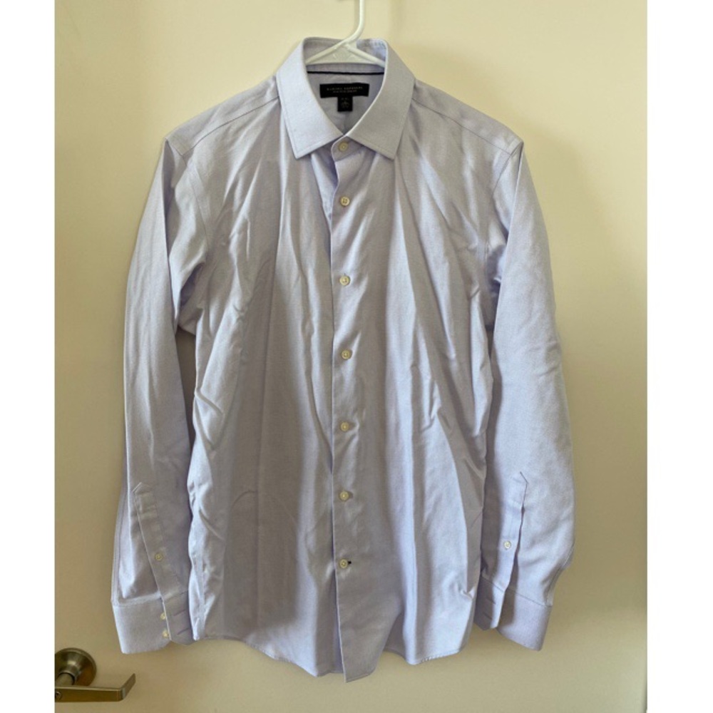 Banana republic light purple jacquard dress shirt